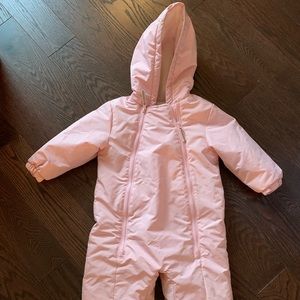 Pink snowsuit size 2T